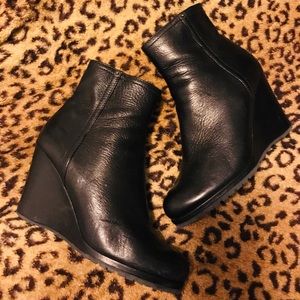 prada wedge booties